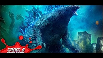 reacting to Godzilla sings a song