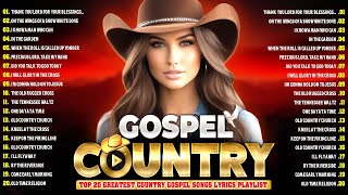Top 20 Greatest Country Gospel Songs Lyrics Playlist Ever - Dolly Parton, Merle Haggard