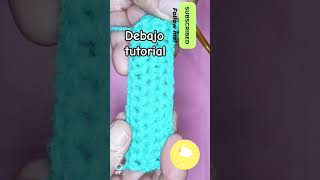 Comienza tu tejido con sólo una vareta.#crochet #tejidocreativo #tejedoras