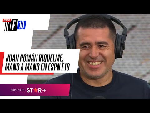 "ESTAMOS FELICES DE ELIMINAR 3 VECES SEGUIDAS A RIVER": Juan Román Riquelme IMPERDIBLE en #ESPNF10