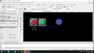 Simulasi Push Button ON / OFF dengan CX Programmer dan CX Designer