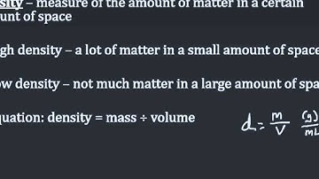 2.2 Measuring Matter