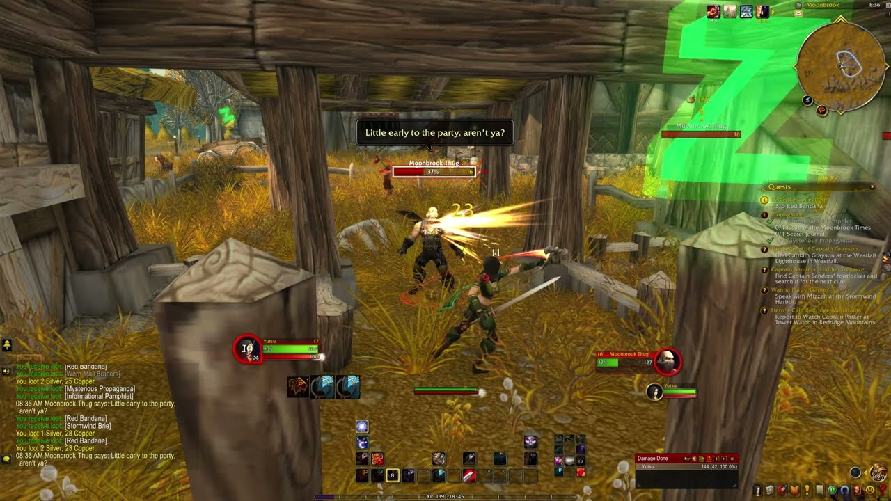 (4K60fps) World of Warcraft Westfall (Rtx-4090) Part 8