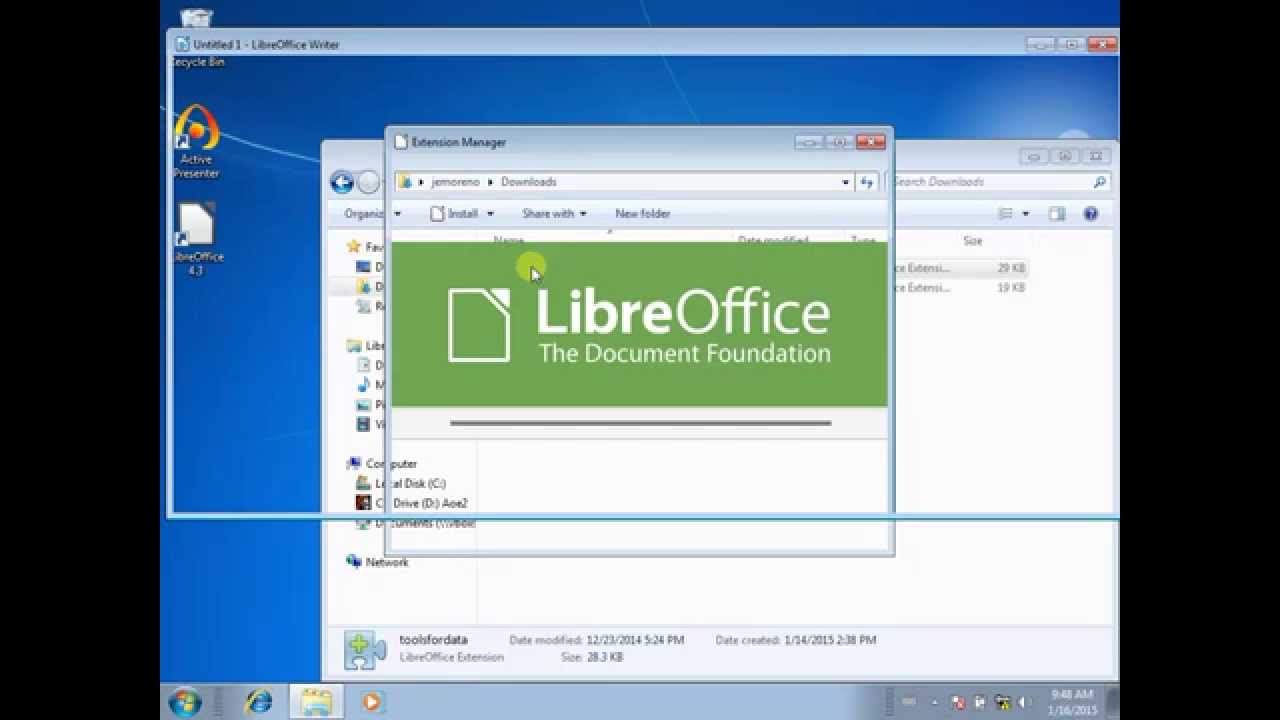 Amplía las capacidades de LibreOffice con el sistema de extensiones