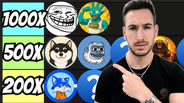 Ranking The BEST Memecoins for ALTCOIN SEASON 2025 (Tier List)