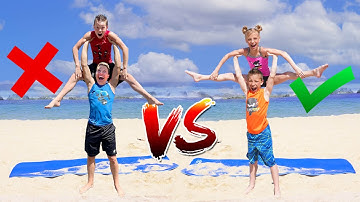 TWINS VS BROS Team Yoga Challenge with the Rybka Twins!