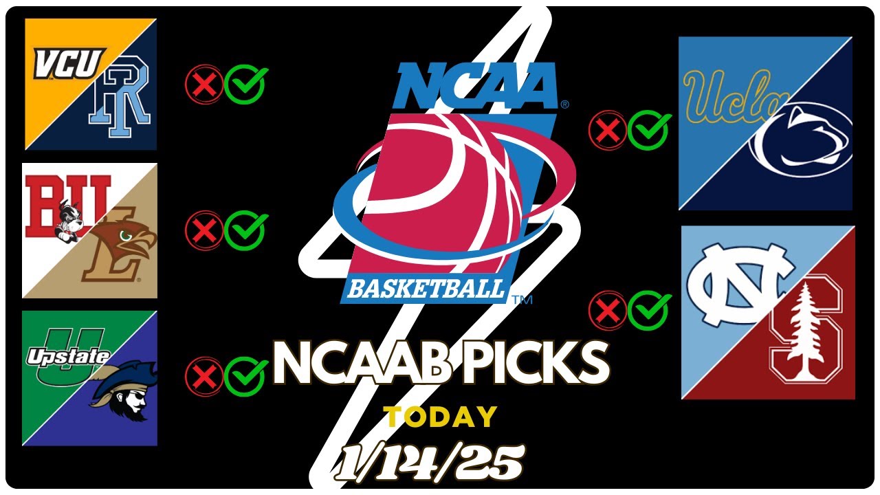 5 College Basketball Picks & Predictions Today 1/14/25 | NCAAB Picks Today | ncaab predictions