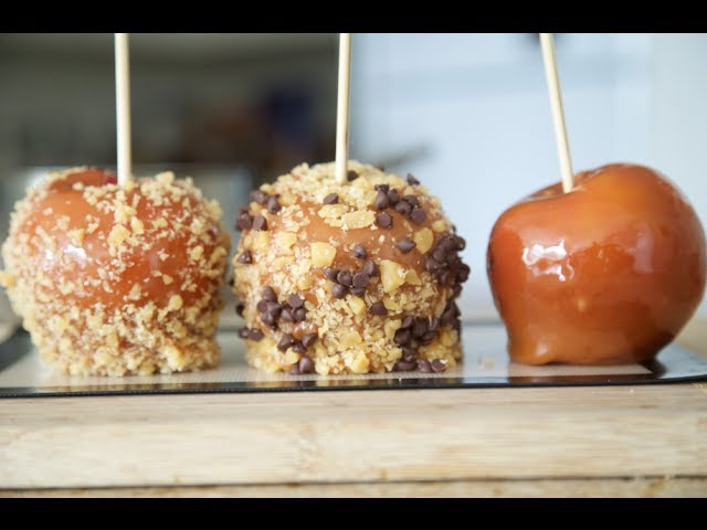 What are the toffee apples like. Toffee apples.