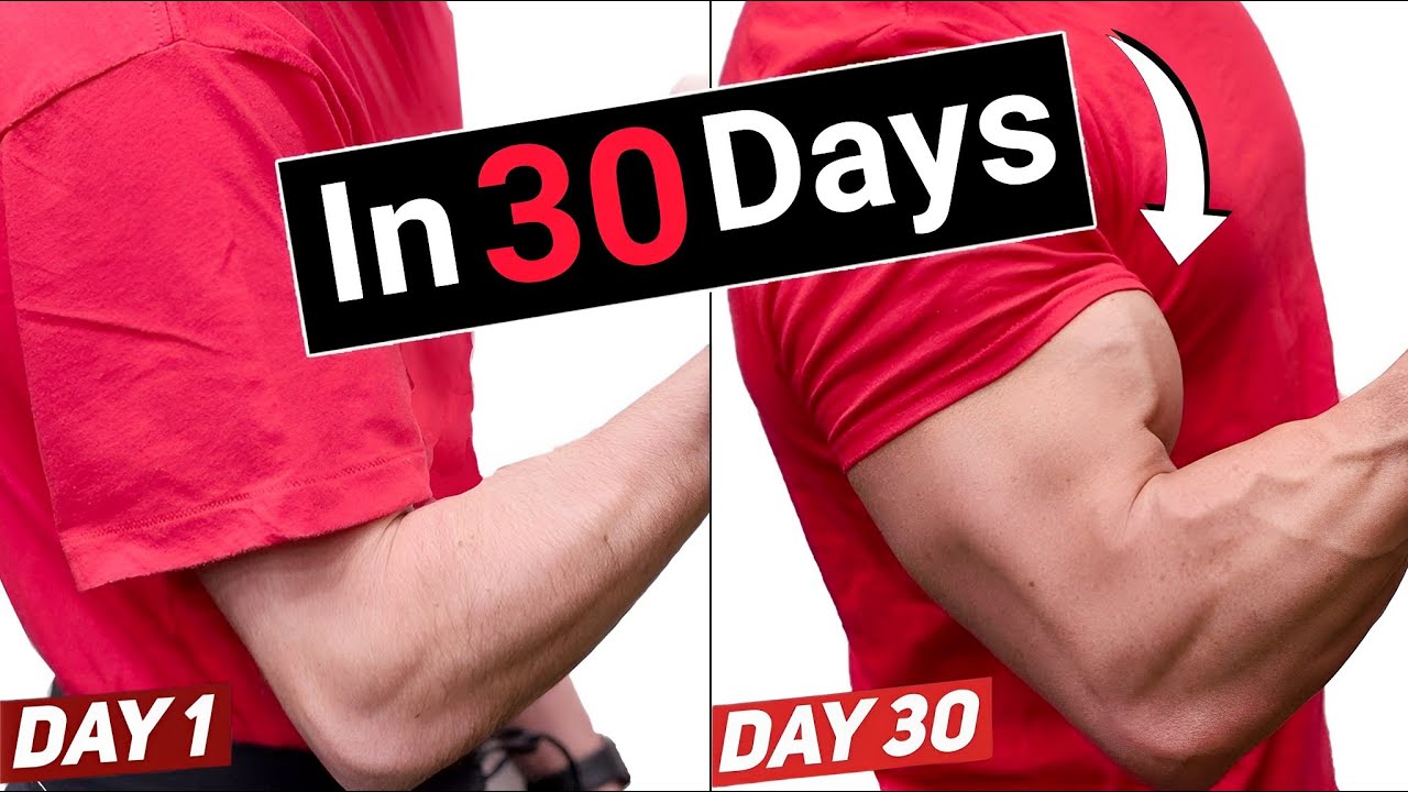 Build a bigger arms in 30 days at home ! | Best arm workout - YouTube