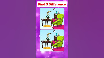 Only the Smartest 1% Can Find All 3!🥸#quiz #visualpuzzle #brainteaser