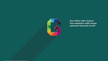 PEMBUATAN LABEL PADA KIVYMD