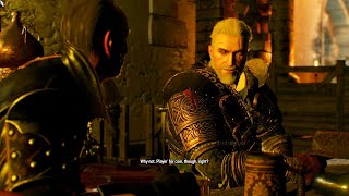 Geralt and Eskel roasting Lambert