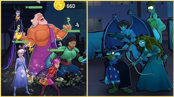 Disney Heroes Battle Mode CHAPTER 49 HEROES VS VILLIANS Gameplay Walkthrough