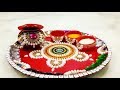 NEW Decorative Pooja Thali IDEAS FOR WEDDING |HANDMADE THALI MAKING AT HOME