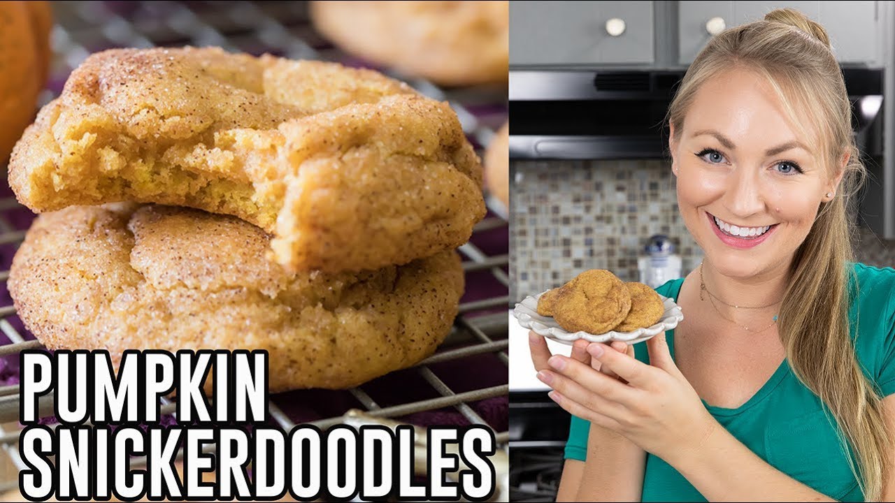 How to Make Pumpkin Snickerdoodles - YouTube