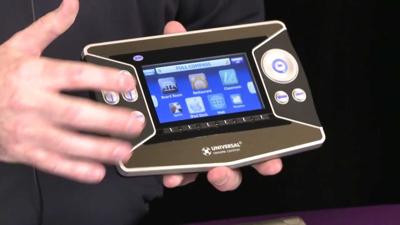 Forensische geneeskunde Coöperatie maandag Universal Remote Control MX-6000 2-Way Tablet Touch Screen Wireless Remote  Overview | Full Compass - YouTube
