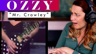 Vocal ANALYSIS of the most INSANE Guitar Solo! Ozzy's "Mr. Crowley" has me in awe!