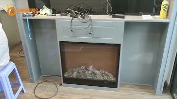 Hoàn thiện mẫu lõi lò sưởi điện trang trí tại nhà chị Hằng - Đỗ Đức Dục