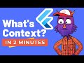 Flutter context en 2 minutes  quel est le contexte dans flutter 
