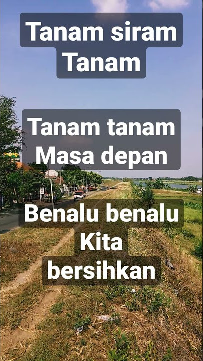 Tanam tanam masa depan Benalu benalu kita bersihkan - Tanam siram tanam - by iwan fals