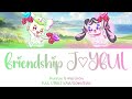 【FULL】なかよしJ♡YFUL Friendship J♡YFUL | Purirun プリルン &amp; Meroron メロロン | Kimi to Idol Pretty Cure♪ LYRICS