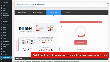 WordPress Social Network Theme Demo Import - Facebook Like Website in Minutes - Reign BuddyPress