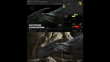 Multipass Compositing: Dragon VFX Breakdown #vfx #compositing #cg #vfxcompositing #nuke