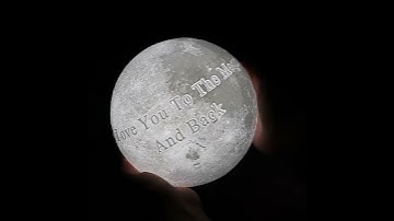Custom 3D Photo Moon lamp