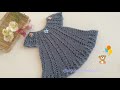 TIĞ İŞİ PRENSES BEBEK ELBİSESİ NASIL ÖRÜLÜR?#babycrochet #babydress