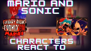 Sonic and Mario Characters React to All stars and Drop and ROLL /ESPAÑOL  INGLES