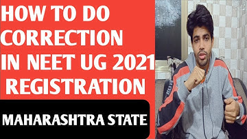 How To Do Correction In NEET UG Registration || Correction In NEET Counselling