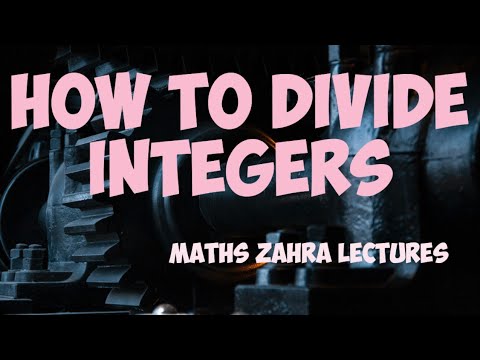 Division of integers-How to divide integers-Easy step tutorial-Maths ...