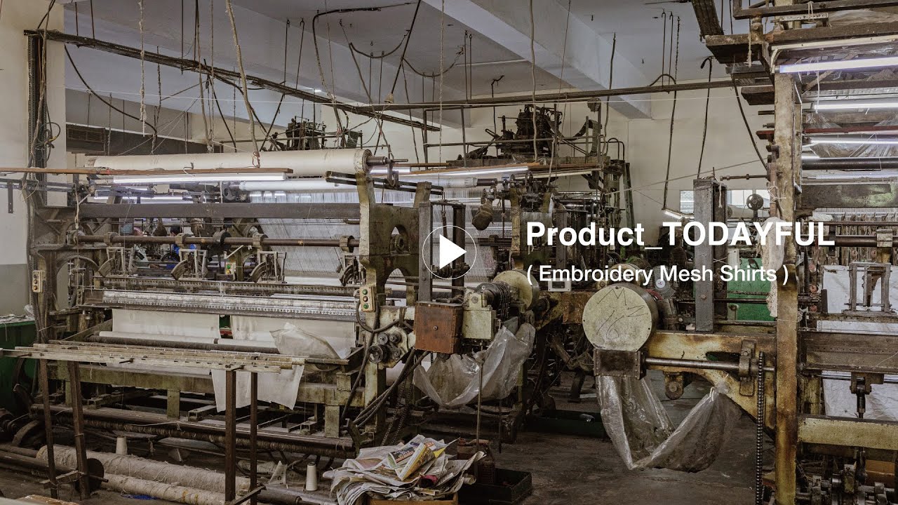 Product__TODAYFUL (Embroidery Mesh Shirts) - YouTube
