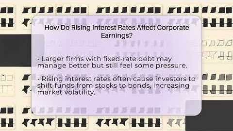 How Do Rising Interest Rates Affect Corporate Earnings? - Inflation Insight Channel