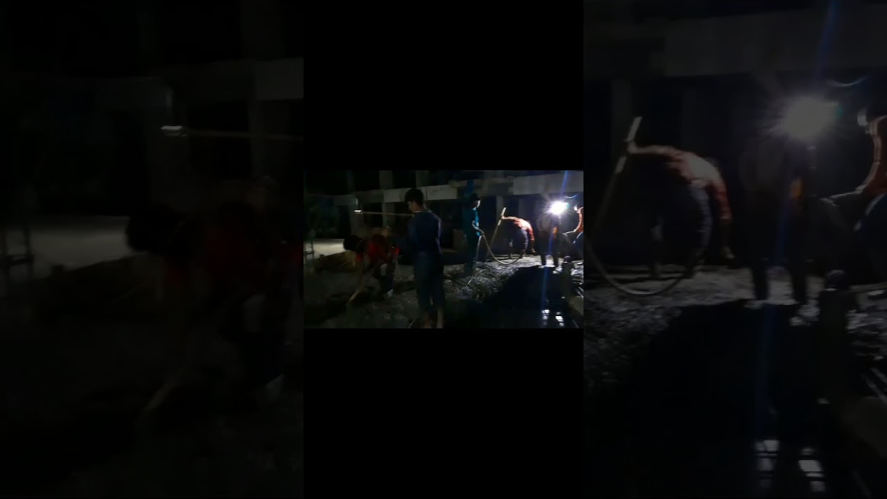 Live Ready Mix Concrete slab casting