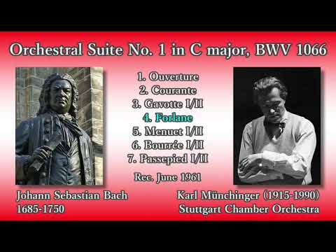Bach: Orchestral Suite No. 1, Münchinger & StuttgartCO (1961
