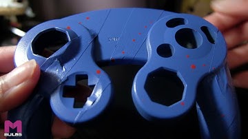 Custom Spray Painting a GameCube Controller [Process]