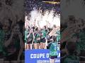 Le CA Evron 🟢 soulève la coupe de France de handball 🇫🇷🏆
