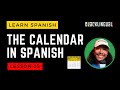 The calendar in Spanish 📆 how to say dates in Spanish