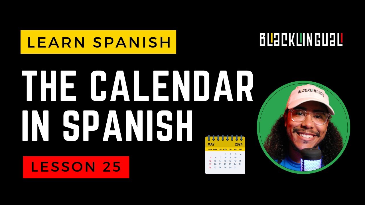 The calendar in Spanish 📆 how to say dates in Spanish YouTube