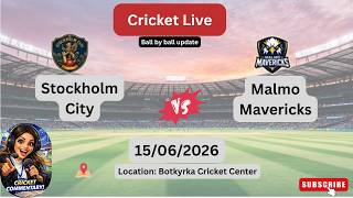 Stockholm City vs Malmo Mavericks | MLM vs STY, 1st T20, Nordic T20 2026