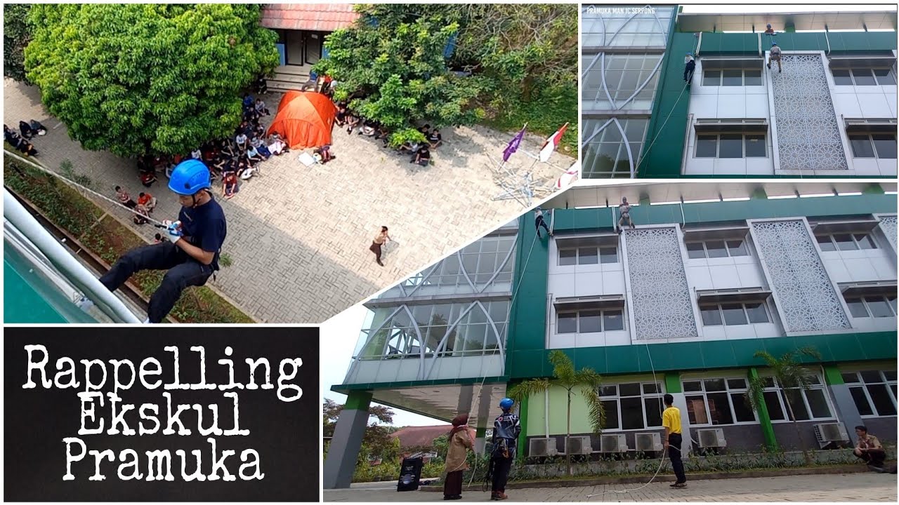 WOW Rappelling | Demo Ekskul Pramuka MAN Insan Cendekia Serpong