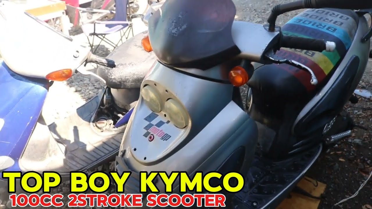 KYMCO TOPBOY 100cc 2t #2stroke - YouTube