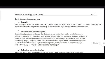 PSY513 Lecture 34 Forensic Psychology Short Lecture VU Lectures
