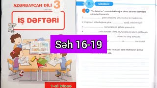 3-Cü Sinif Azərbaycan Dili Iş Dəftəri Səh 16,17,18,19. 1Ci Hissə. Dünyanın Ən Sürətli Adamı