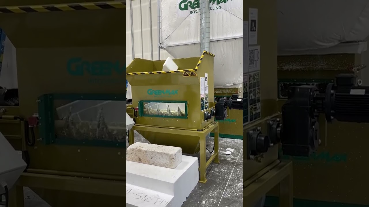 GREENMAX Foam Densifier M-C300 for Styrofoam Recycling  