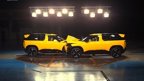 Sierra vs sierra | india's 1st car to car crash test | Tata sierra