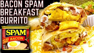 PERFECT SPRINGTIME FIRST GRIDDLE COOK! BACON SPAM BURRITOS on the GRIDDLE! EASY RECIPE
