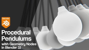 Procedural Pendulum Waves with Geometry Nodes | Blender 3.1 Tutorial