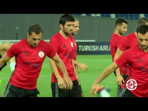 საქართველოს ნაკრების ვარჯიში დინამო არენაზე